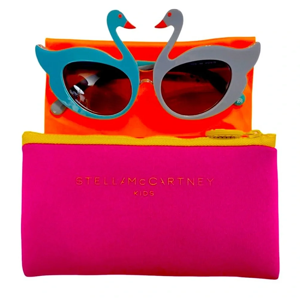 • STELLA McCARTNEY • LIMITED EDITION COLLECTION LUXURY SWAN SUNGLASSES .